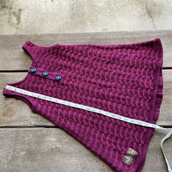 Matilda Jane Girls Jumper Size 8 Plum Aurora Sweater Paint by Numbers RUNS SMALL - Picture 5 of 7